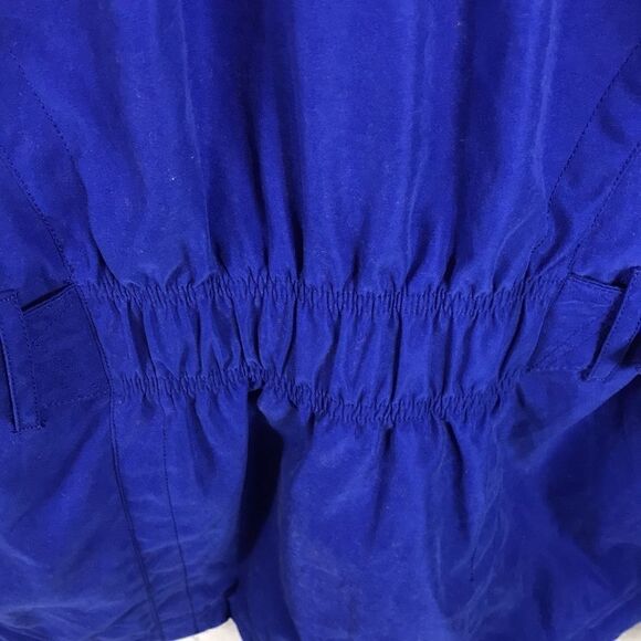 Rawik Skiwear Womens Ski or Snowboard Coat Size S retro EUC Royal blue suede - Picture 8 of 8